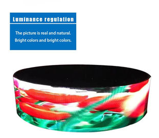 P3.91 Full Color Led Signs Outdoor , Curved LED Wall Screen Video Display