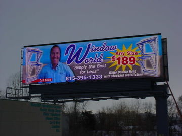 5500cd/m2 Outdoor Full Color LED Display , Outdoor Advertising Led Display Screen P5