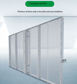 Glass Wall Clear Outdoor Advertising Led Display Screen P3.91 P7.82 3-5 years Warranty
