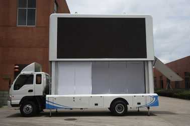 1R1G1B P10 IP65 Aluminum Moving Led Mobile Billboard Display Screens CE ,Rohs