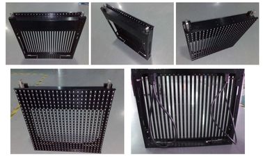 Full Color SMD 5050 Transparent Led Display 711 Pixels / M2 Density 1R1G1B P37.5