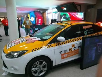 SMD2020 1R1G1B Taxi LED Display Waterproof 960mm x 320mm For Advertesing