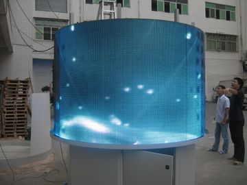 P16 IP65 2R1G1B Flexible Aluminum Advertising Outdoor Curved Led Display Wall