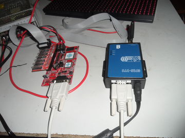 Digital Yellow Led Scrolling Message Sign Advertising 1/8 Scan 192 * 192