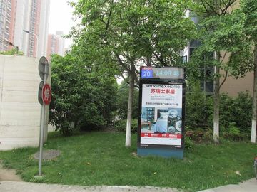 P3 - P6 Led Commercial Outdoor Advertising Billboard High Brightness 3G/4G/WIFI/USB lamp pole sign