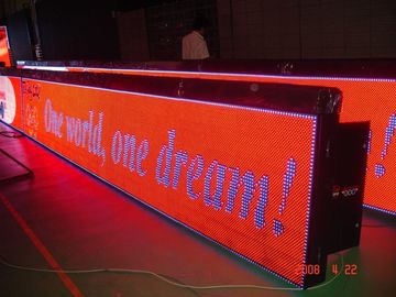 Red High Brightness Outdoor Single Color led Display P10 modules, Digital Scrolling Sign