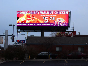 buy Waterproof 1R1G1B 16mm Outdoor Led Display , 8000nits Led Digital Billboard online manufacturer