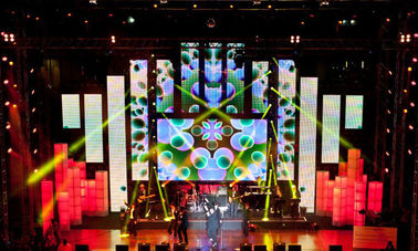 buy Flexible High Contrast P4 Indoor Led Screens , Pure Color Ultra Thin 1R1G1B online manufacturer