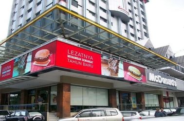 buy 10000 dot / m2 10mm Large Video Outdoor Full Color Led Display 9216 Pixel online manufacturer