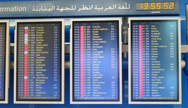 buy Flight Dynamic Indoor LED Screens P3 Led Display Board For Advertising online manufacturer