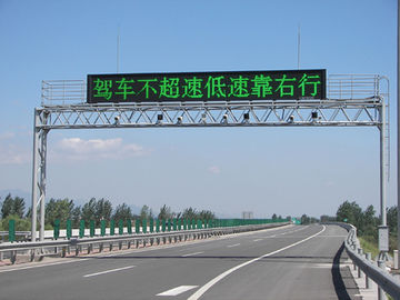 buy Energy - saving Message Text Dual Tri Color Scrolling Traffic LED Sign P10mm on the Highway Traffic online manufacturer
