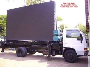 buy Aluminum or Iron Full Color Led Mobile Billboard on Vehicles P10 1R1G1B IP65 220V / 50Hz online manufacturer